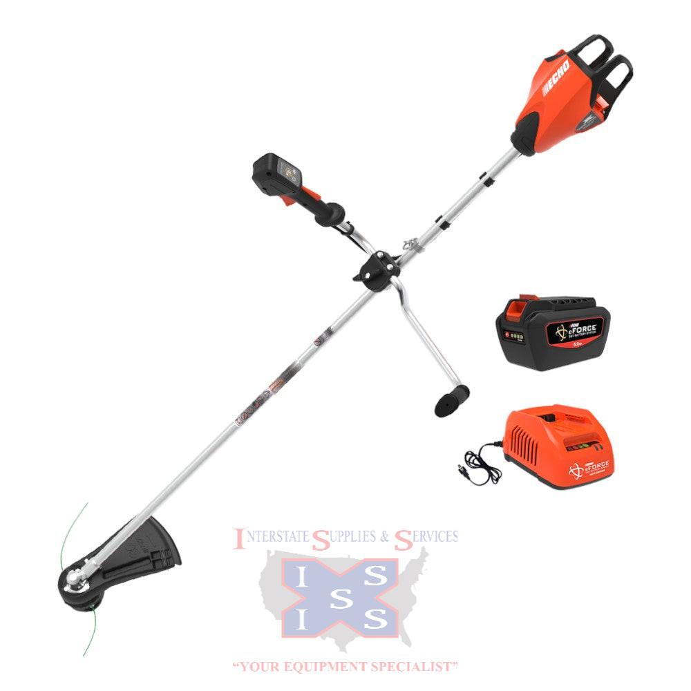 Echo Eforce 56V X-Series 17" Brushless Battery String Trimmer with U-handle (Rapid Charger).