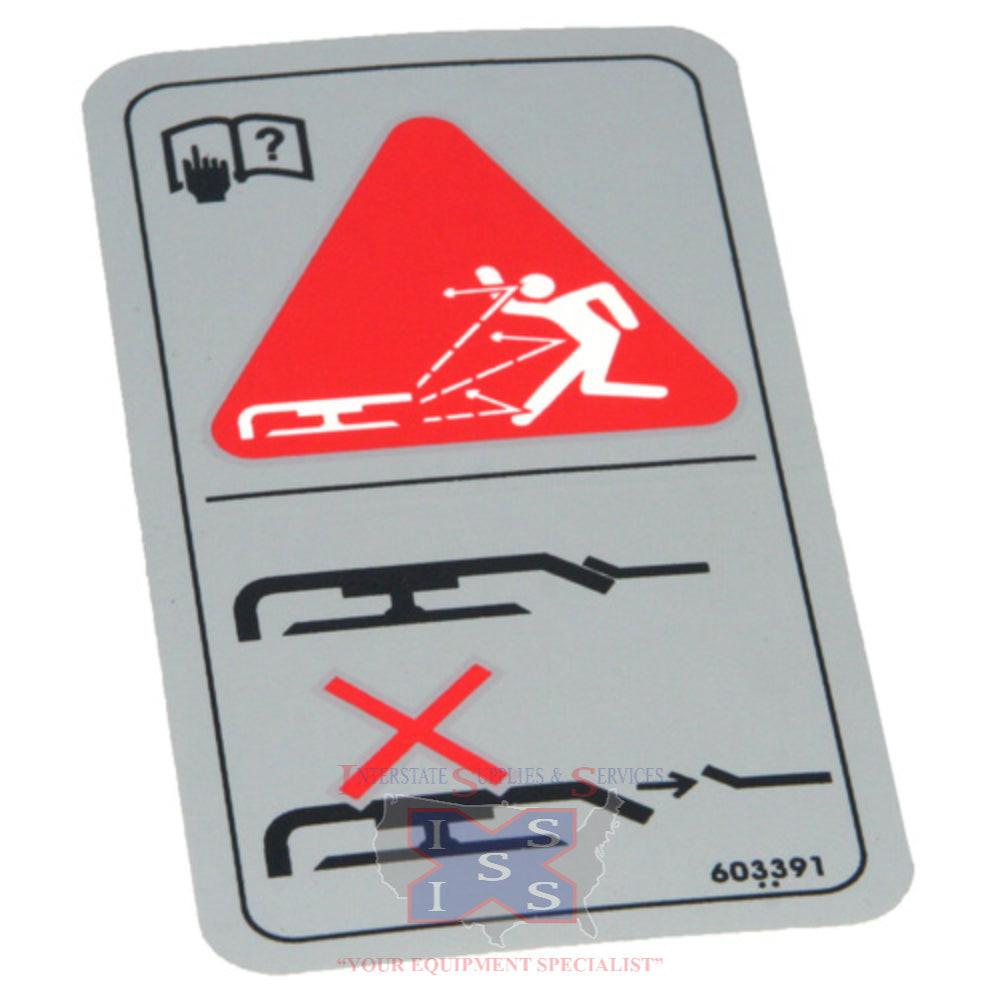 Hustler Turf Decal Rubber Flap 603391
