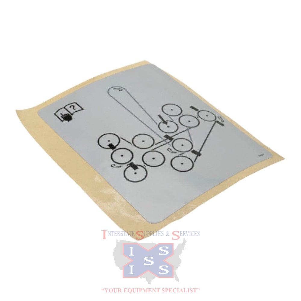 Hustler Turf Decal Belt Routin 607612