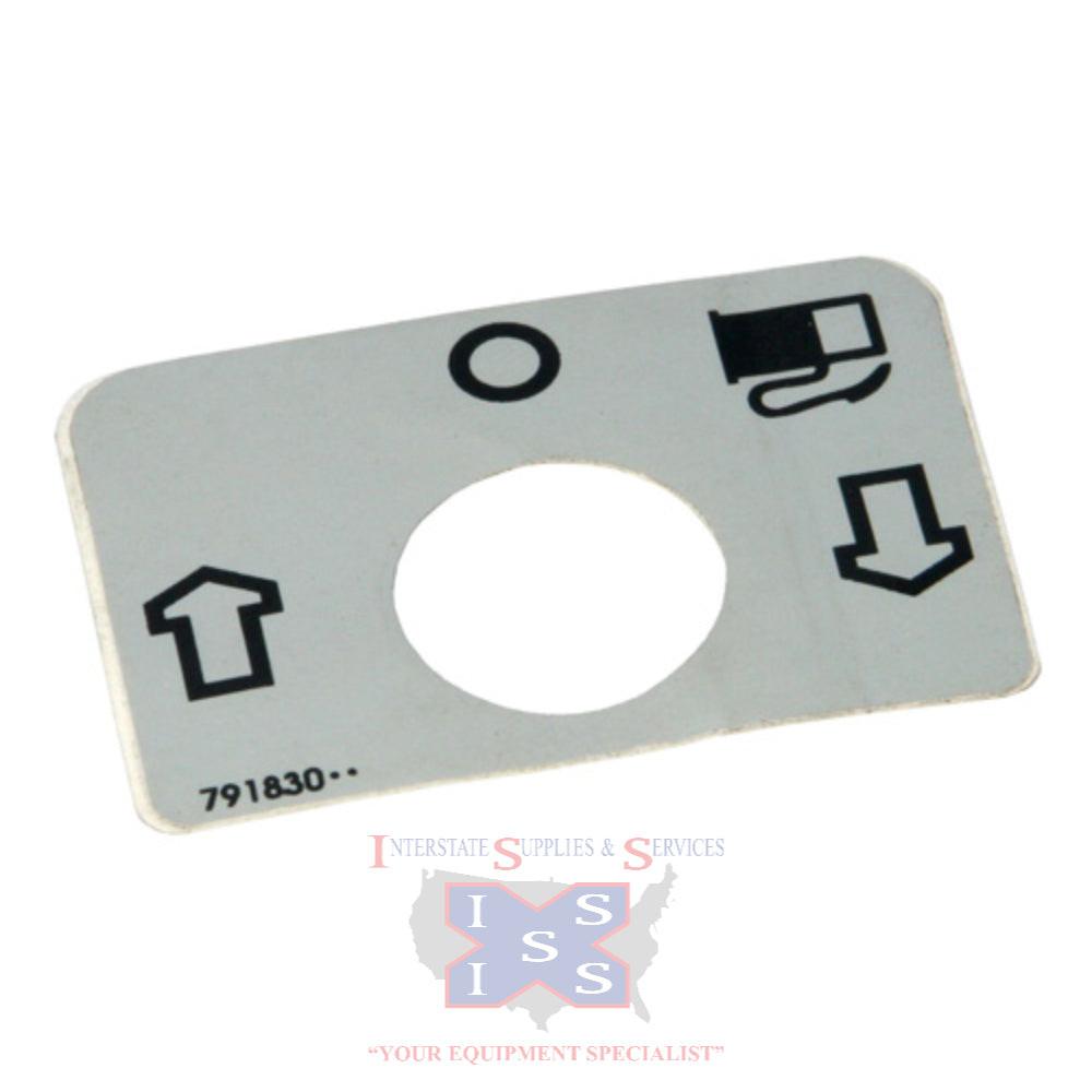 Hustler Turf Decal Fuel Indica 791830