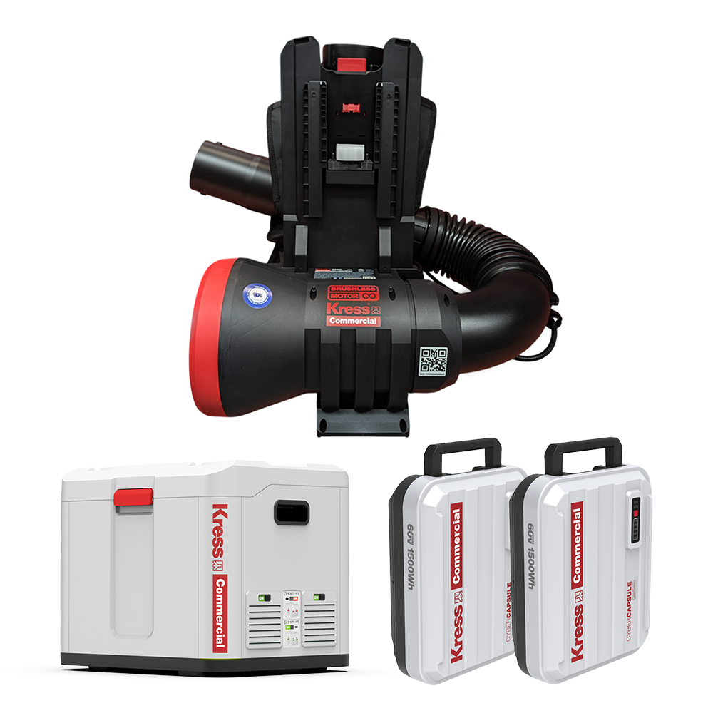 Kress Commercial 60V Cordless Backpack Blower KC500 Bundle 2