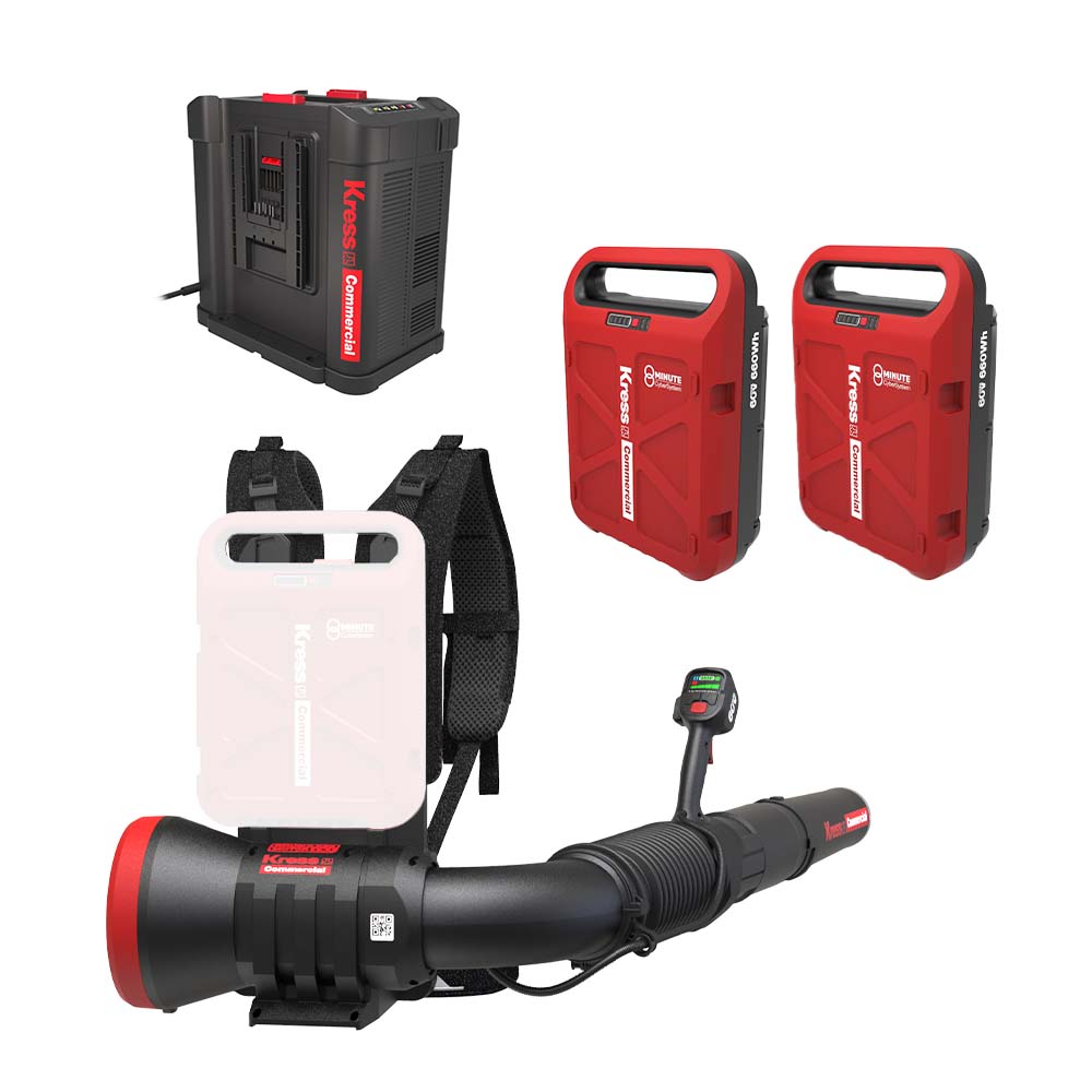 Kress Commercial 60V Cordless Backpack Blower Special Bundle