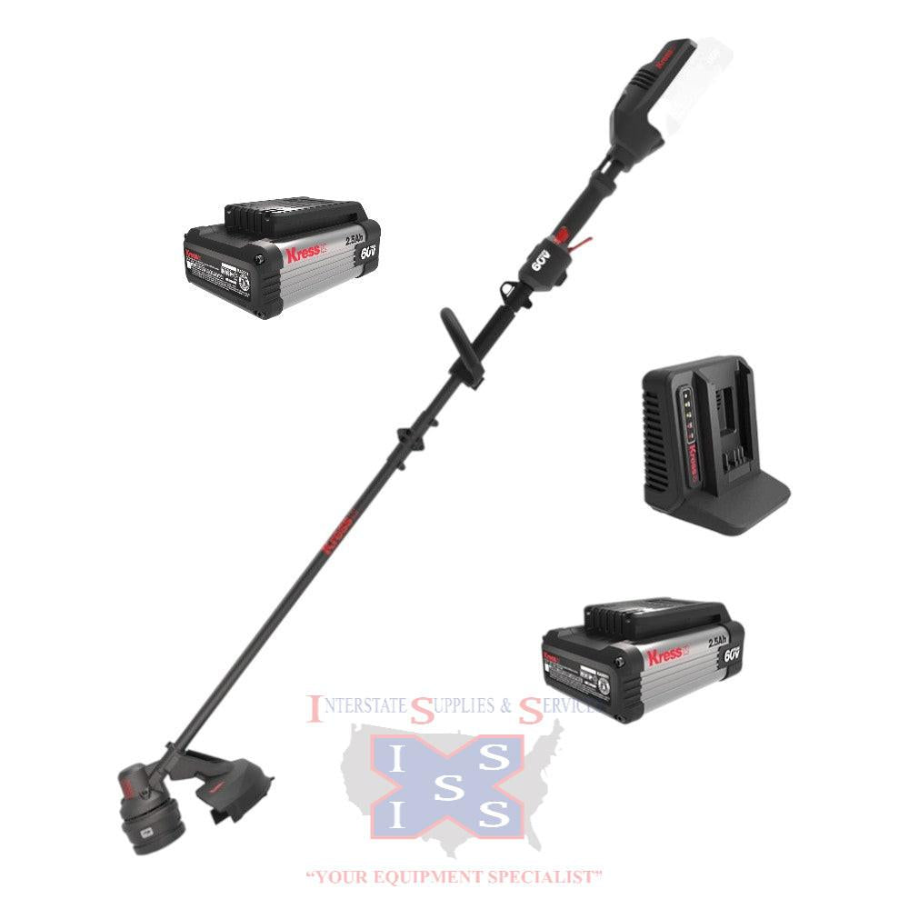 Kress 60V String Trimmer w/ FREE Extra Battery.