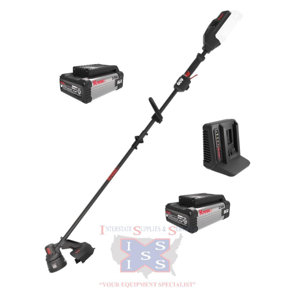 Kress 60V Carbon Fiber Line Trimmer w/ FREE Extra Battery.