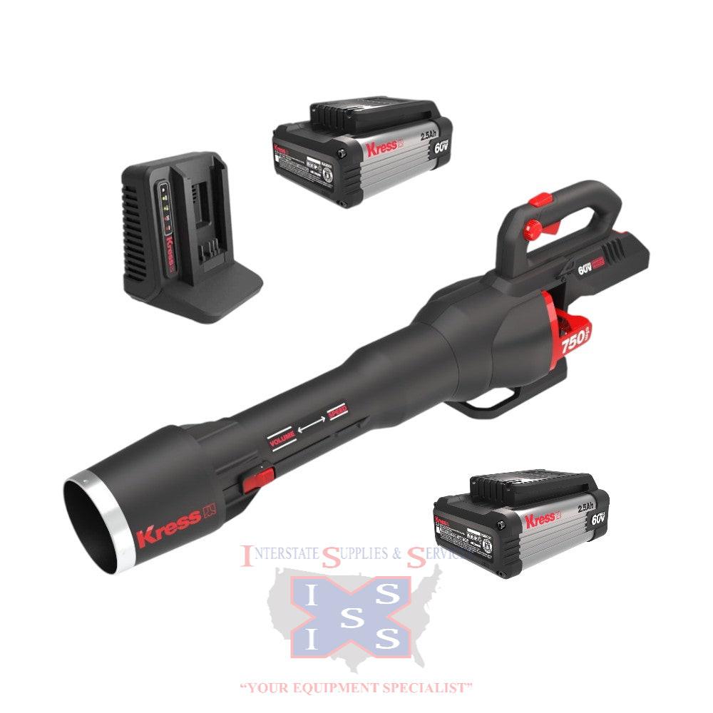 Kress 60V Leaf Blower Kit w/ FREE Extra Battery.