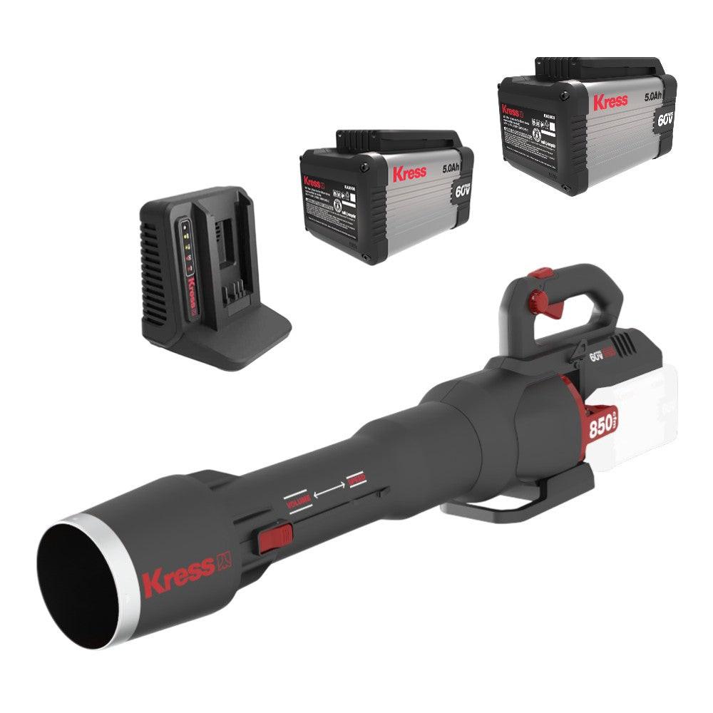 Kress 60V 850CFM Brushless Axial Blower Kit + FREE Extra 5Ah Battery