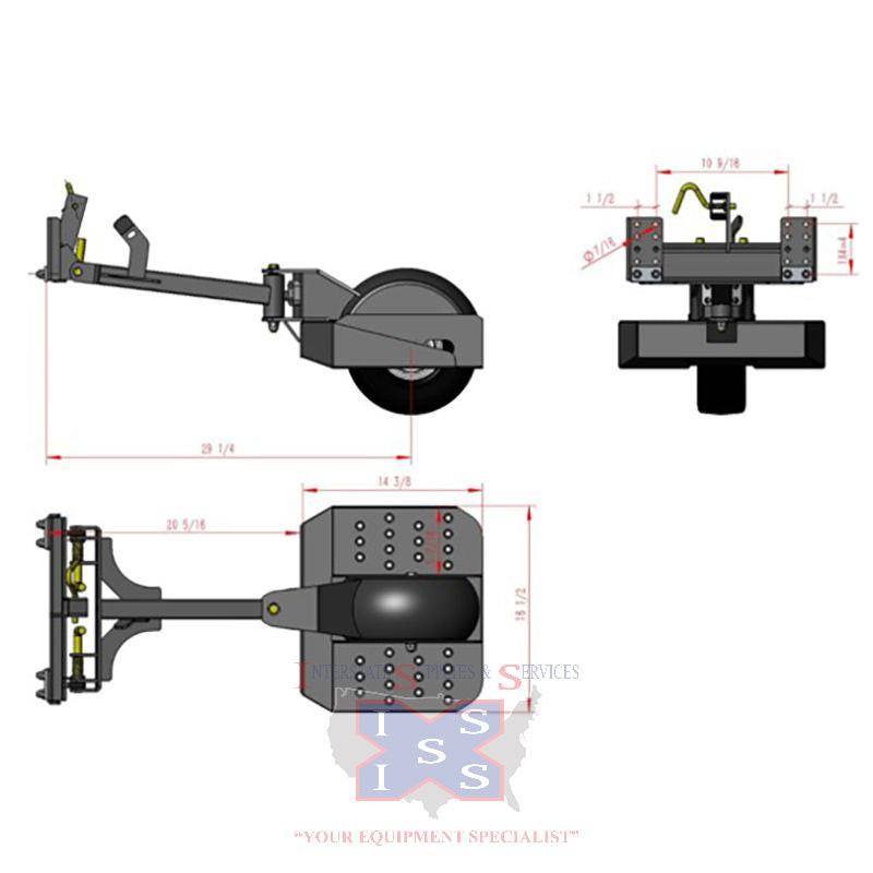 One-Wheel Lift & Latch Sulky (MS2006N).
