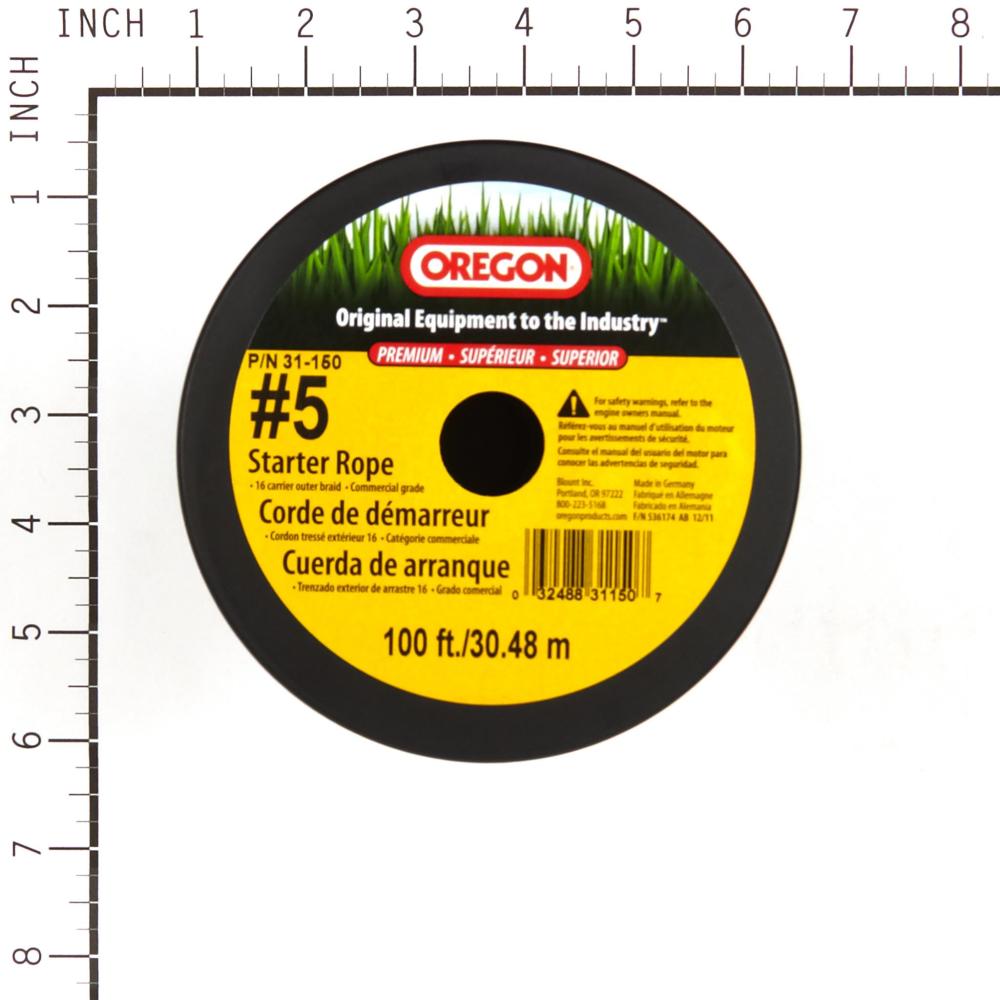 Oregon No. 5 Premium Starter Rope (100' Reel) 31-150