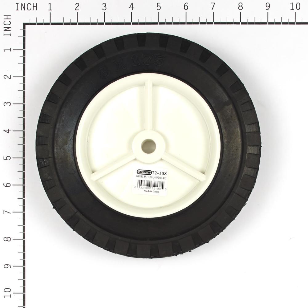 Oregon 8" x 1.75" Diamond Plastic Wheel 72-108