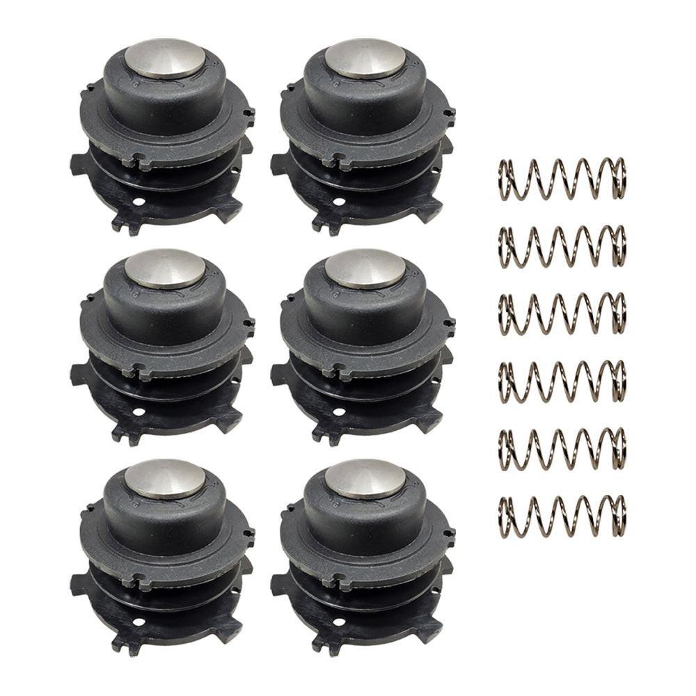 Proven Part 6-Trimmer Spools 6- Springs Fit 25-2 and 27-2 For Stihl 4002 710 4321, 0000 997 1501