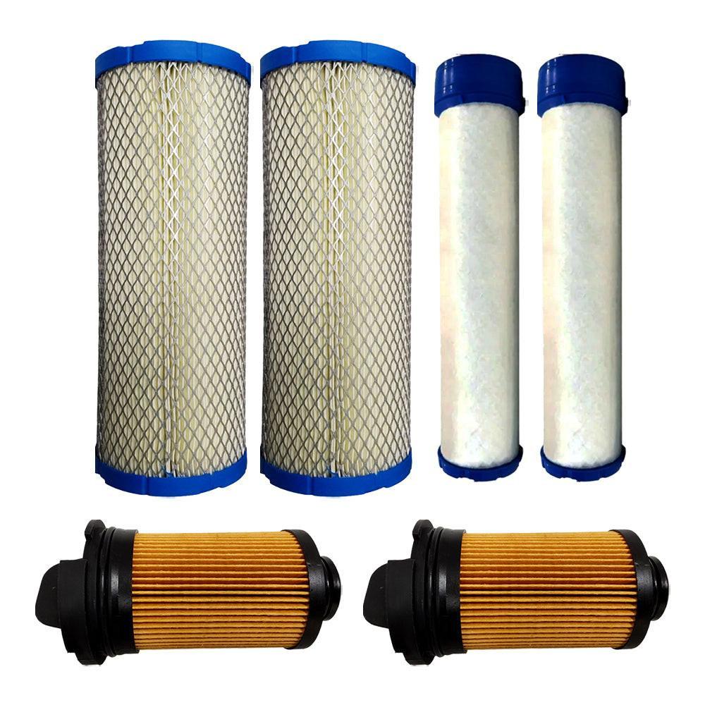 2PK Air Filter and Oil Filter For Briggs & Stratton 841497 821136 595930
