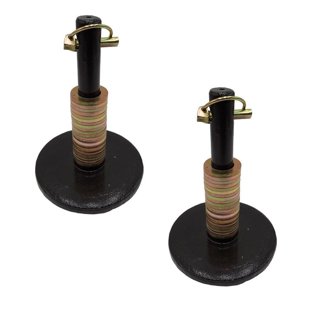 Proven Part 2-Pack Snow Plow Skid Foot For Western 49067 Meyer Boss Fisher