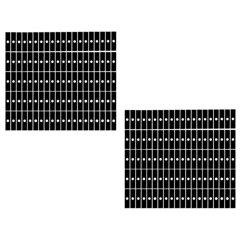 Proven Part 200 Pack Edger Blades 8X2- 1 Inch Center Hole