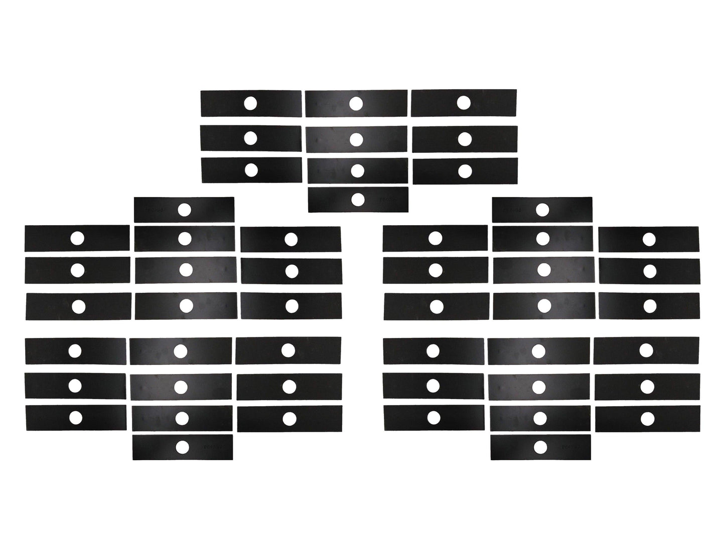 50 Pack Edger Blades For MTD Edger, 8x2 - 1 Inch Center Hole, Fits 791-613223B