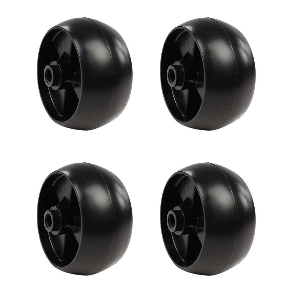 Proven Part 4 Pack Deck Wheels Fits MTD ID: 1/2", Width: 2-5/8",O.D. 5" 734-04155 112-0677