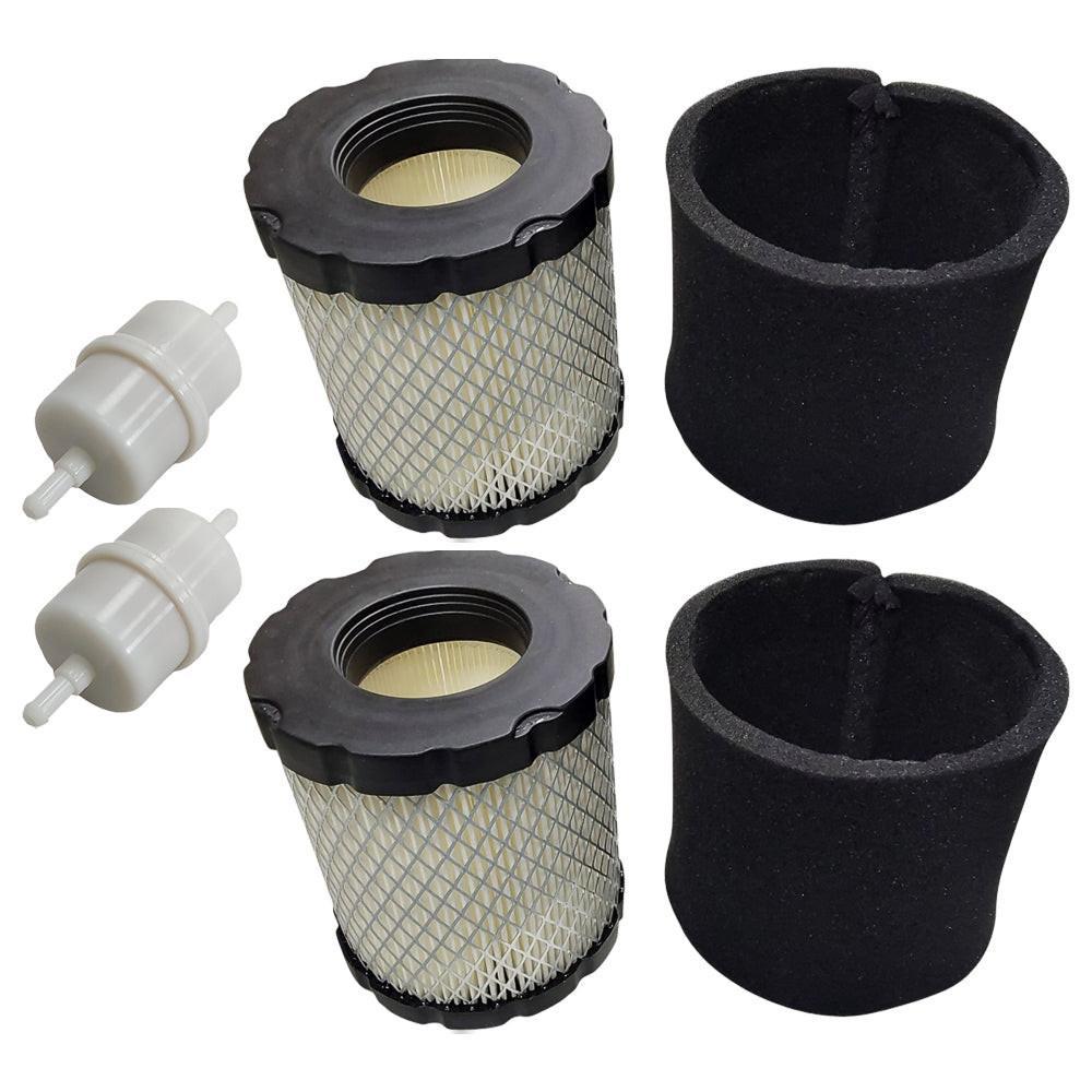 2PK Air Filter and Fuel Filter For Briggs & Stratton 798897 845125