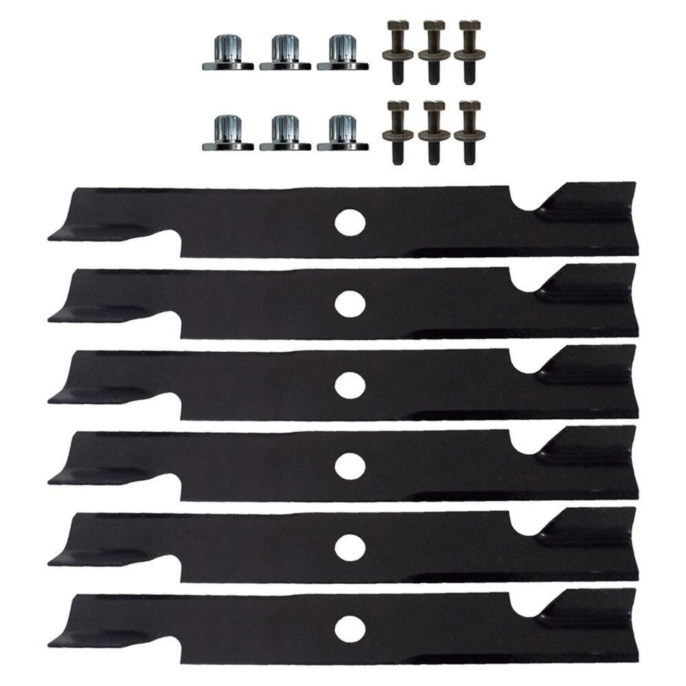 (6) Proven Part Splined Blade Center Bushing and Bolt .094" Center Hole Fits Exmark 103-3037 109-9220 103-6403