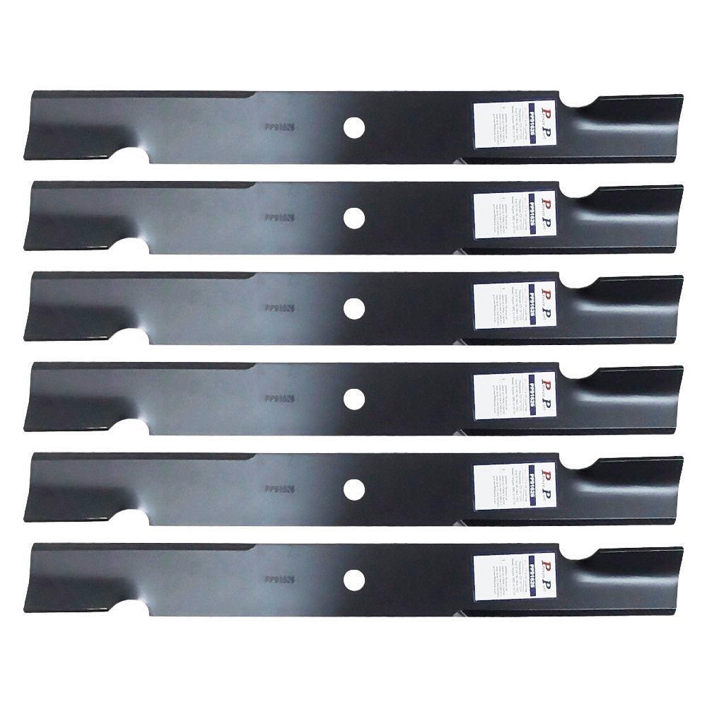 Proven Part Set Of 6 Lawn Mower Deck Blades Fits 539101733 1520842 795252 3434 310-078 038-6080-00