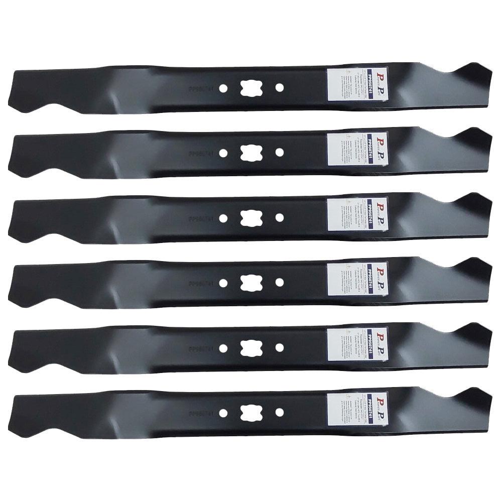 Proven Part 6x Mulching Blade 21In Fits Troy-Bilt TB105, TB110, TB115, TB120, TB125, TB130, TB130XP