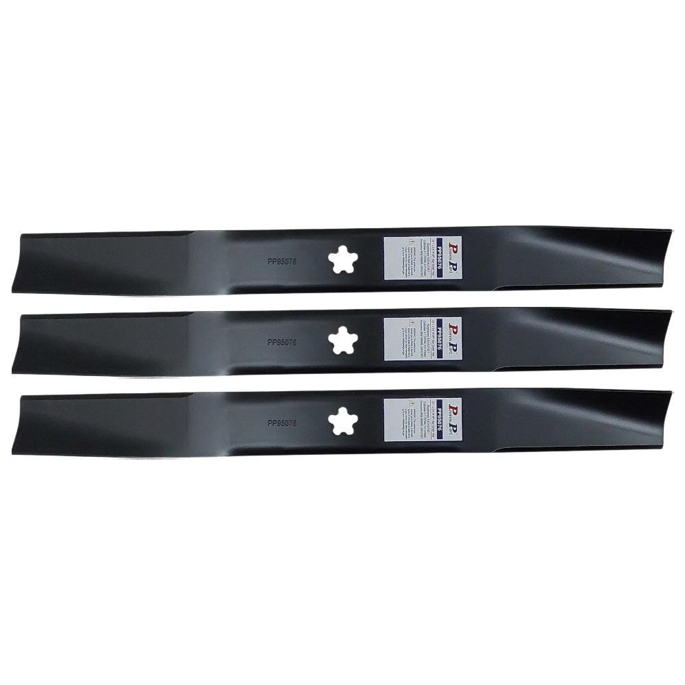 3x Proven Part Medium Lift Blade 22In Fits AYP 22" Deck Walk-behind mowers