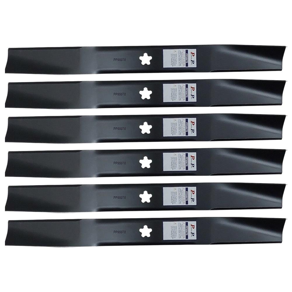 6x Proven Part Medium Lift Blade 22In Fits AYP 22" Deck Walk-behind mowers