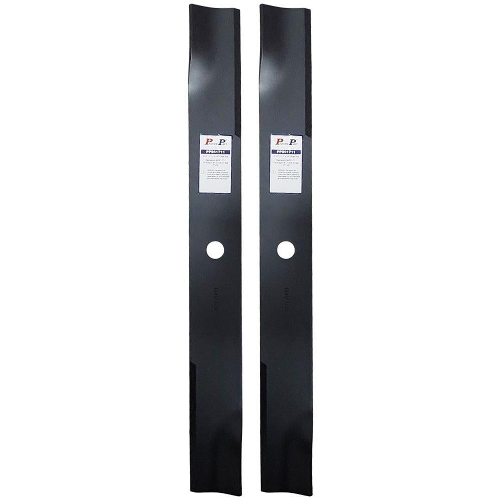 2x Proven Part Hi-Lift Blade 22.25 Fits Simplicity 36In Zero-Turn Mower: Courier (19 Gross HP B&S, 23 Gross HP B&S), SZT105 (7200 Series B&S)