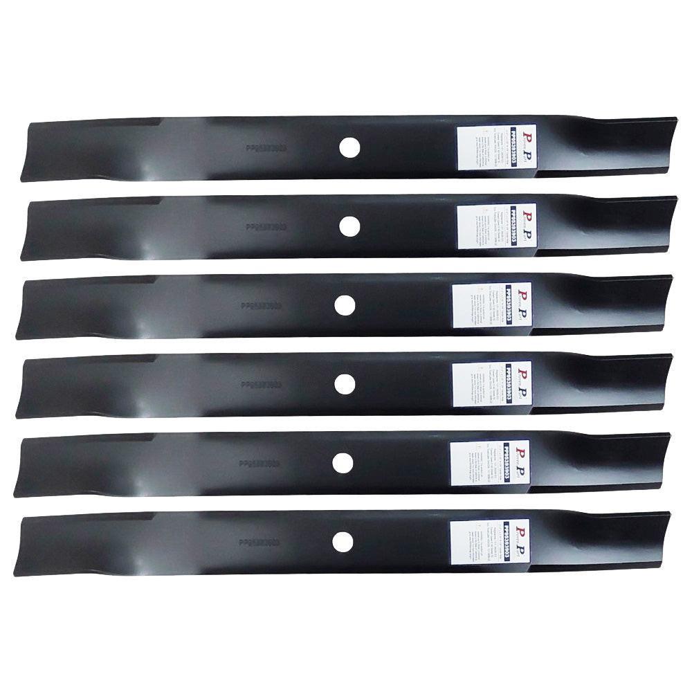 Proven Part 6x Hi-Lift Blade 21.97 Fits Toro 42In Deck Toro TimeCutter Zero-Turn Mowers (2007 & Newer): Z4200, Z4220, Z4235, SS4216, SS4200, SS4235, SS4260, MX4260, 74720, 74721, 74722, 74723