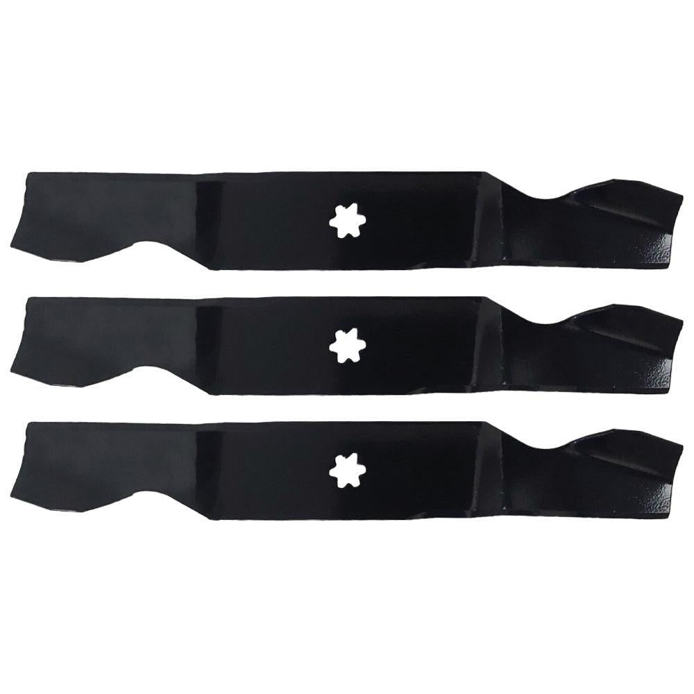 Proven Part Set Of 3 Lawn Mower Deck Blades 742-0677 942-0677 942-0677A 98-072