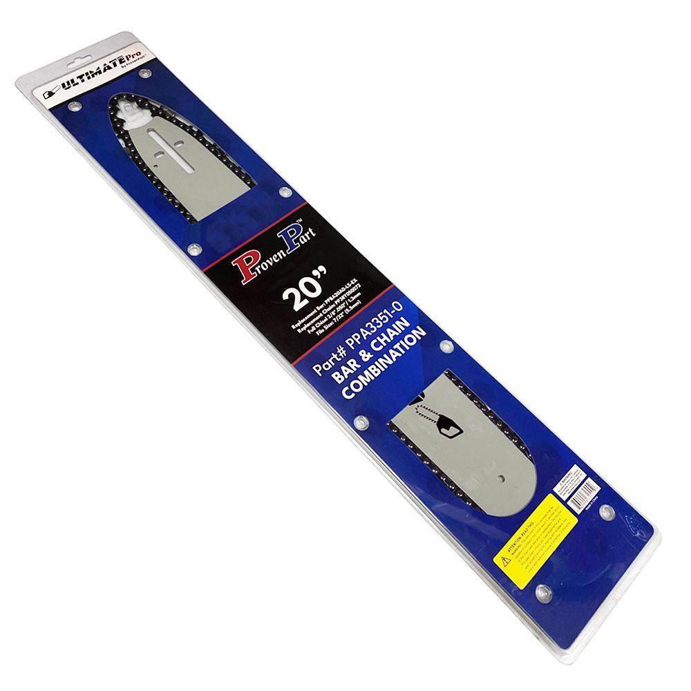 Proven Part 20" Bar & Chain Combo Kit For Echo CS-590 20D0As72LPX 20D0AS3870C 72LPX70Cq.