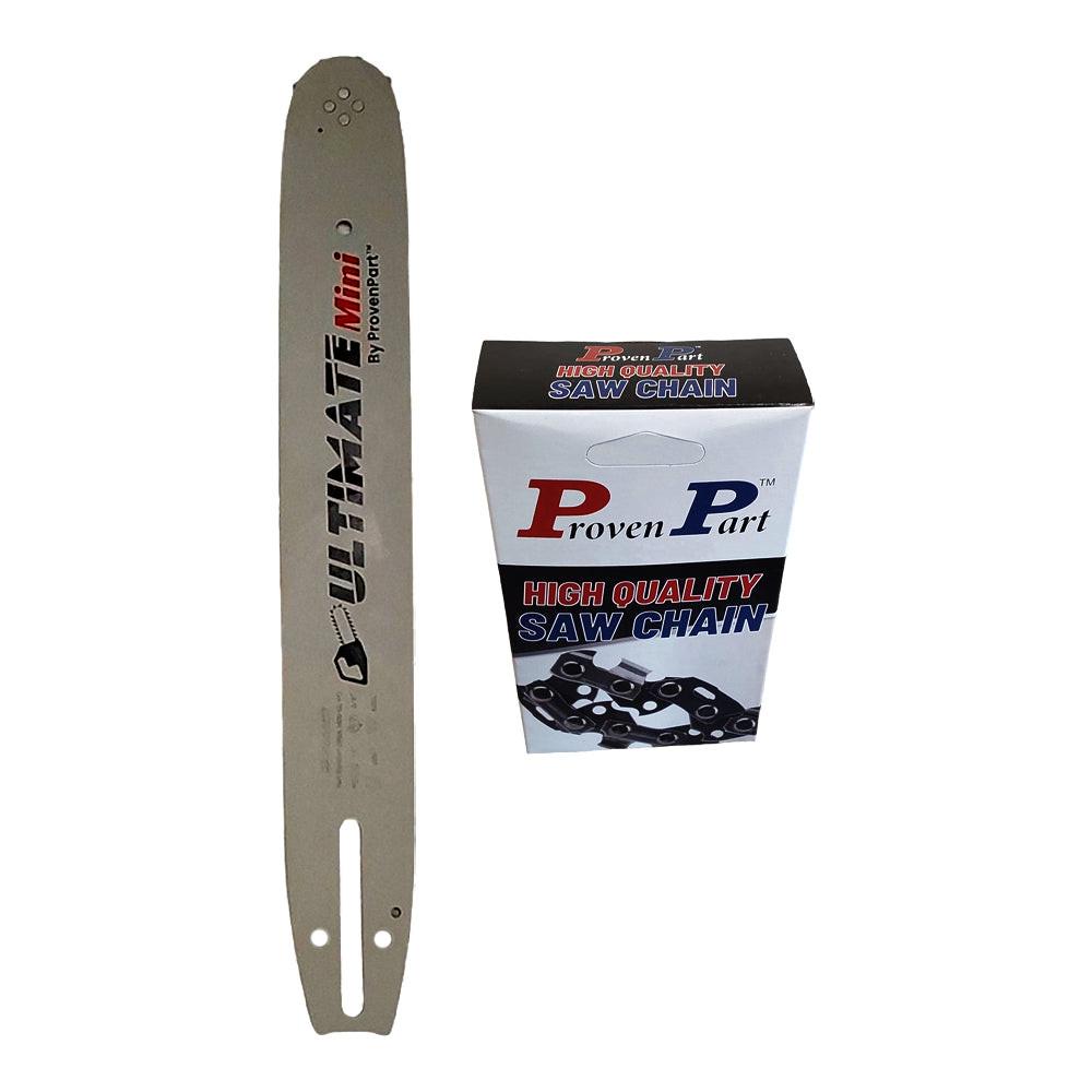 Proven Part 14" Chainsaw Bar And Semi Chisel Chain 3/8" LP .050 52DL For Husqvarna Fits 599583952