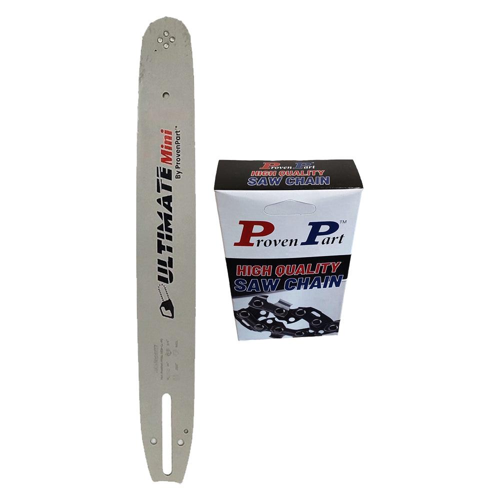 Proven Part 16" Chainsaw Bar And Semi Chisel Chain Combo 3/8"LP .050" 57DL Fits Husqvarna 599583956