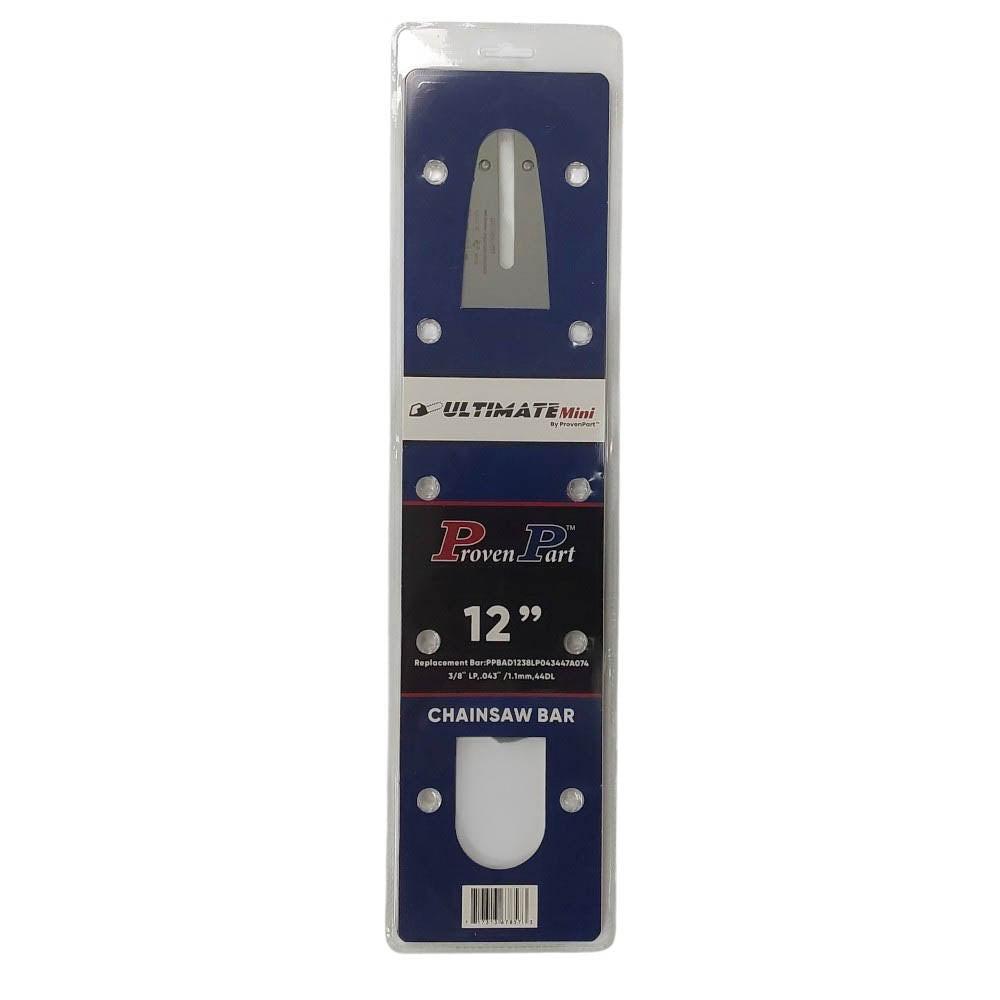 Proven Part 12In Guide Bar 3/8LP .043 44DL Fits Stihl MS 171, MS 180, MS 192C
