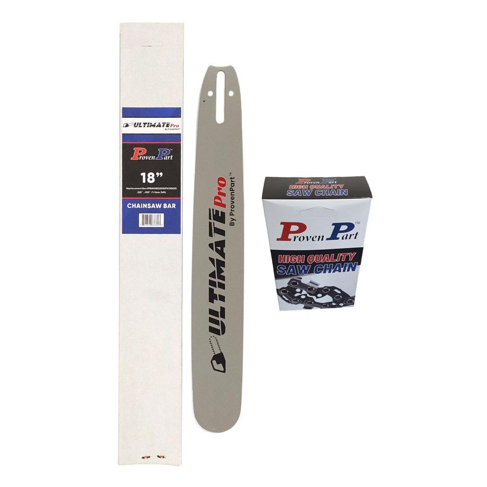 Proven Part 18In Bar and 1 Chain .325 .050 74DL For Stihl MS 360 QS, MS 361, MS 361 C-B, MS 361 QS, MS 390 23RS374E