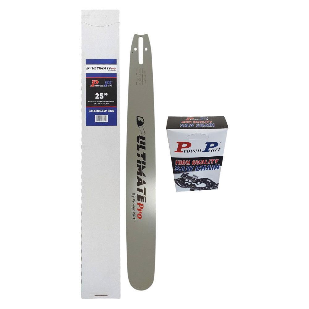Proven Part 25In Bar and 1 Chain 3/8 .050 84DL For Stihl MS 034, MS 044, MS 362 3003‑000‑8830