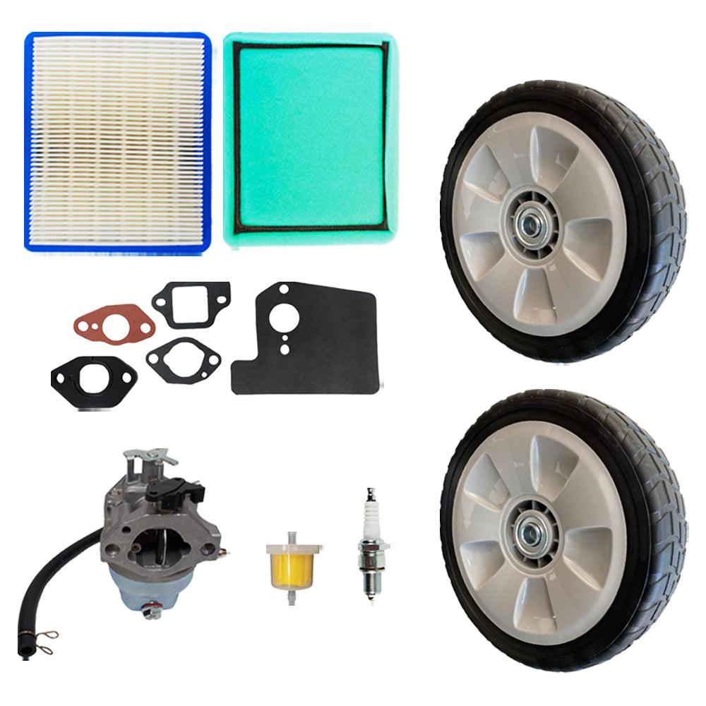 Proven Part Maintenance Kit With Air and Pre-Filter Spark Plug Fuel Filter Carburetor Gasket Set Rear Wheels Fits Honda Fits HRR216K6,HRR216K7,HRR216K8,HRR216K9,HRR216K4,HRR216K5