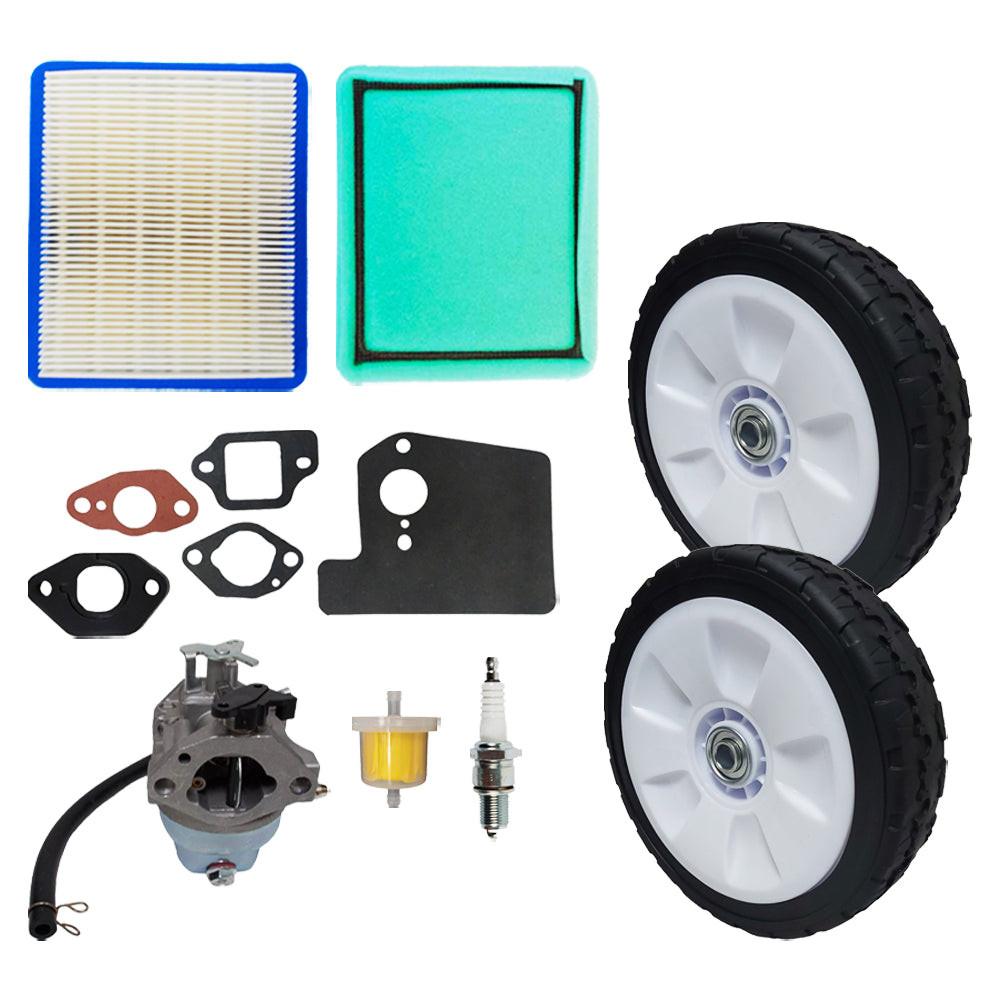 Proven Part Maintenance Kit Air and Pre-Filter Spark Plug Fuel Filter Carburetor Gasket Set Rear Wheels Fits Honda HRB215K3, HRB215K4, HRM215K3, HRR216, HRR216K8, HRS216, HRT216K1