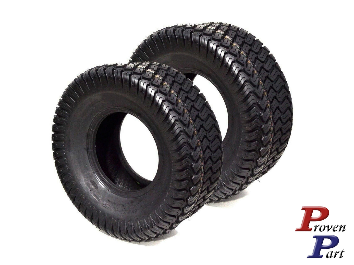 Set of 2 ProMaster 13X6.5-6 lawn mower tubeless tires 4 Ply.