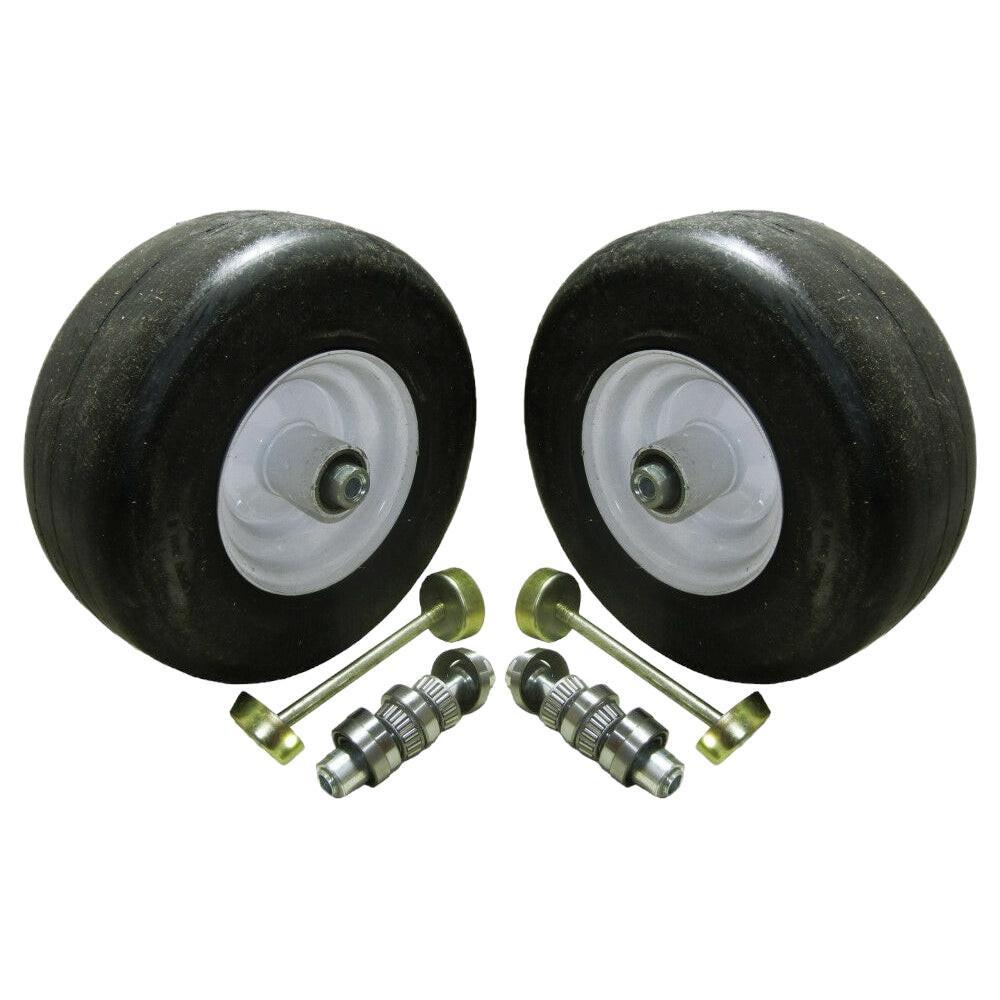 Proven Part 2 Pack 13X5X6 White No-Flat Front Solid Tire Puncture Proof Fits Exmark Fits Toro Mowers Matching The Following Part Numbers 109-9126 - 103-351 - 126-5360 1-633582 1-633002