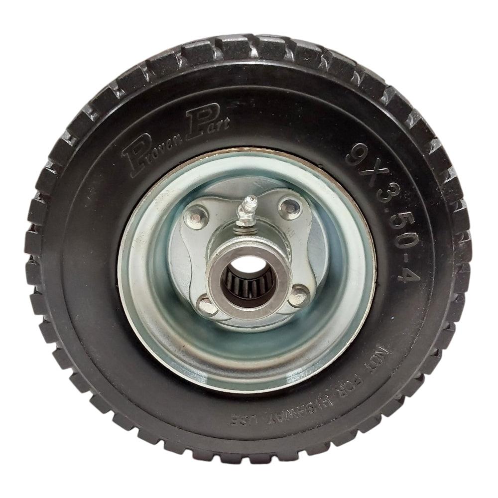 Proven Part Foam Filled Tire 9X3.5-4 No-Flat Solid Compatible With 2 Wheel Velke System Fits 72410088 VKXWheel 10816 Includers Bearings Fits 77410031 77410030 VKXRLBRG VKXBRGRTNR