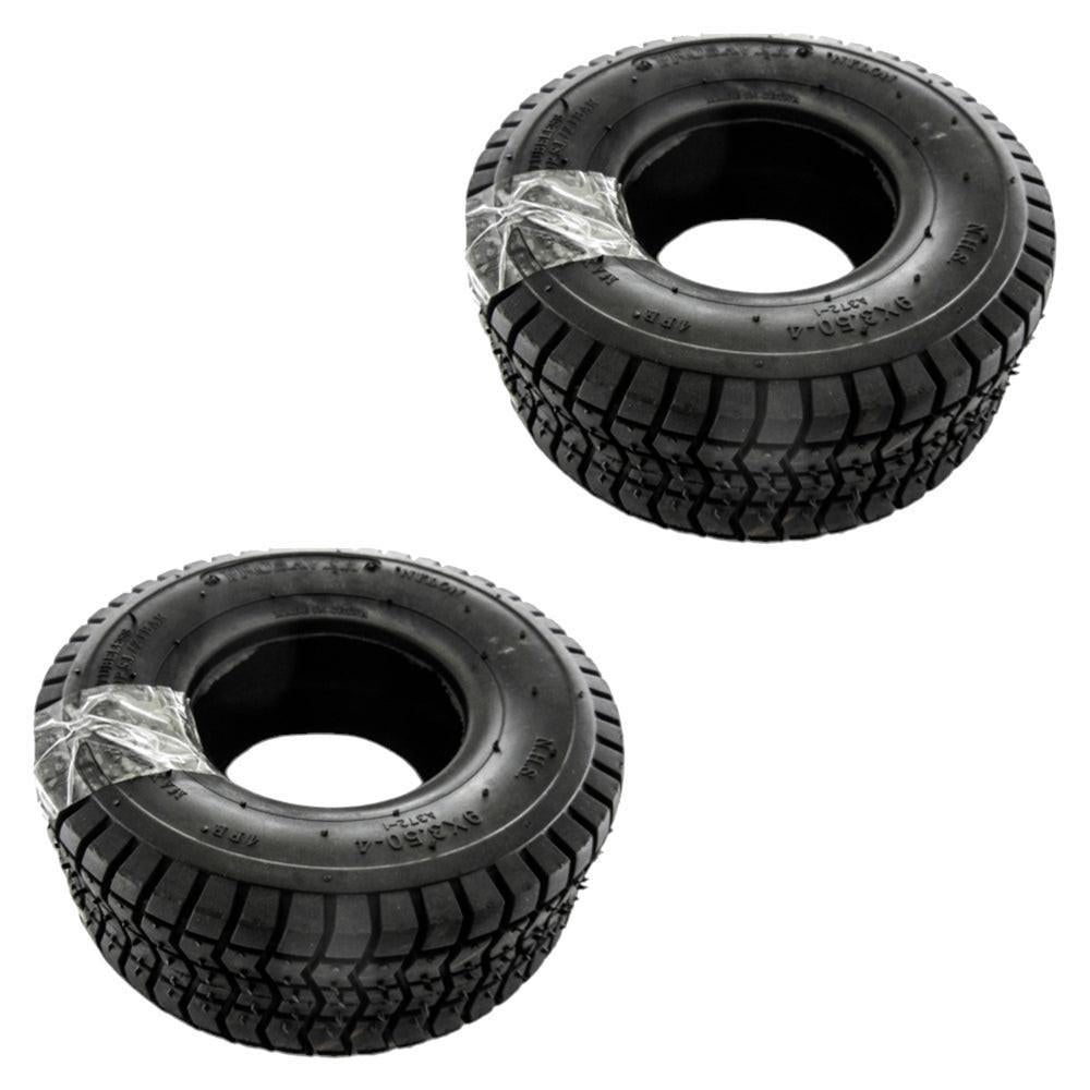 Proven Part 2-Pack Rubber Tires 9X3.5-4