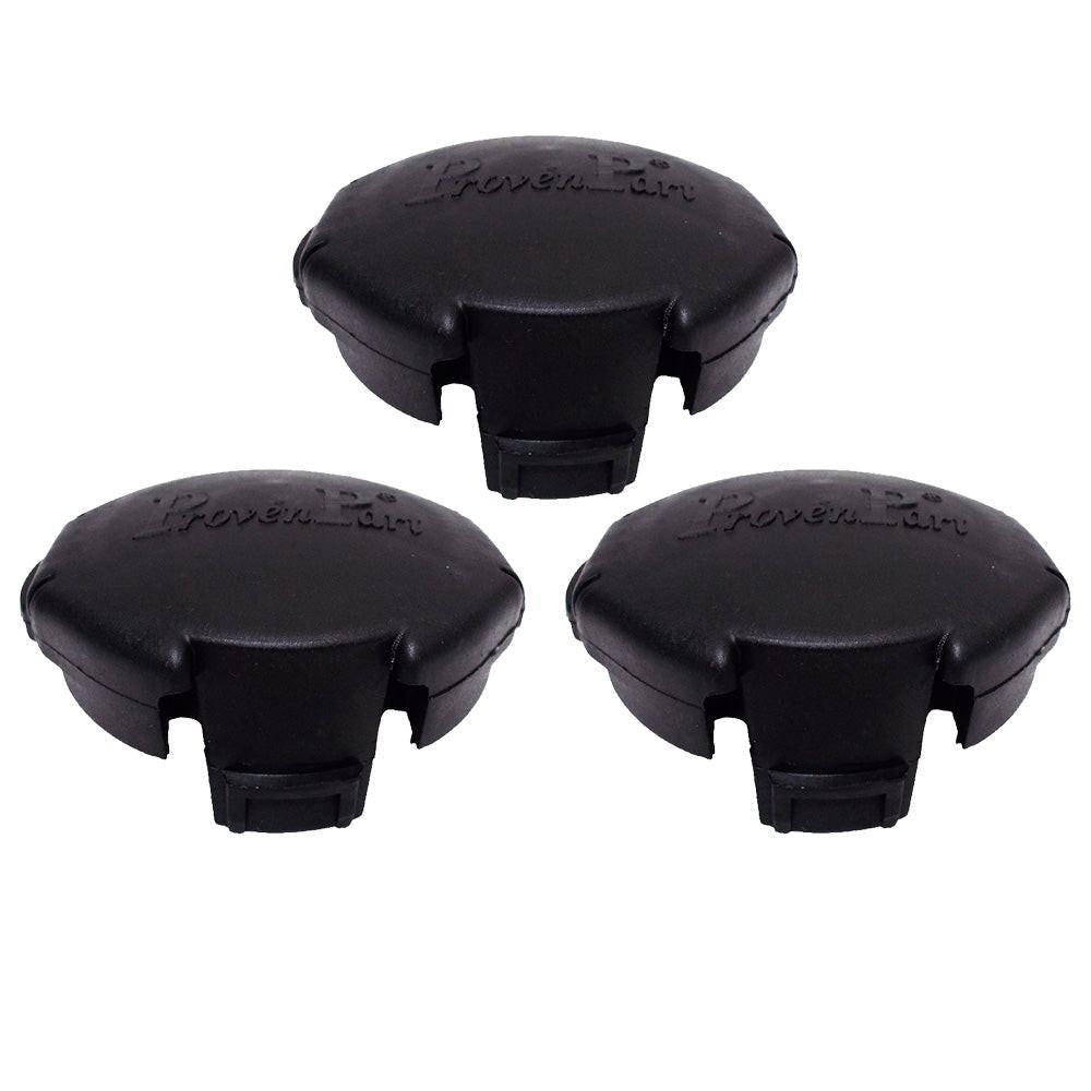 Proven Part Pack Of 3 Trimmer Cover Head Drum Lid Cap Compatible With Speed Feed 400 X472000070