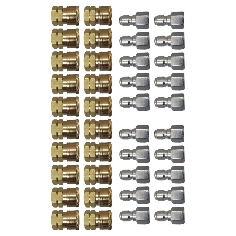 Proven Part Quick Connect To 3/8" Female and Plug 3/8" Female Stainless