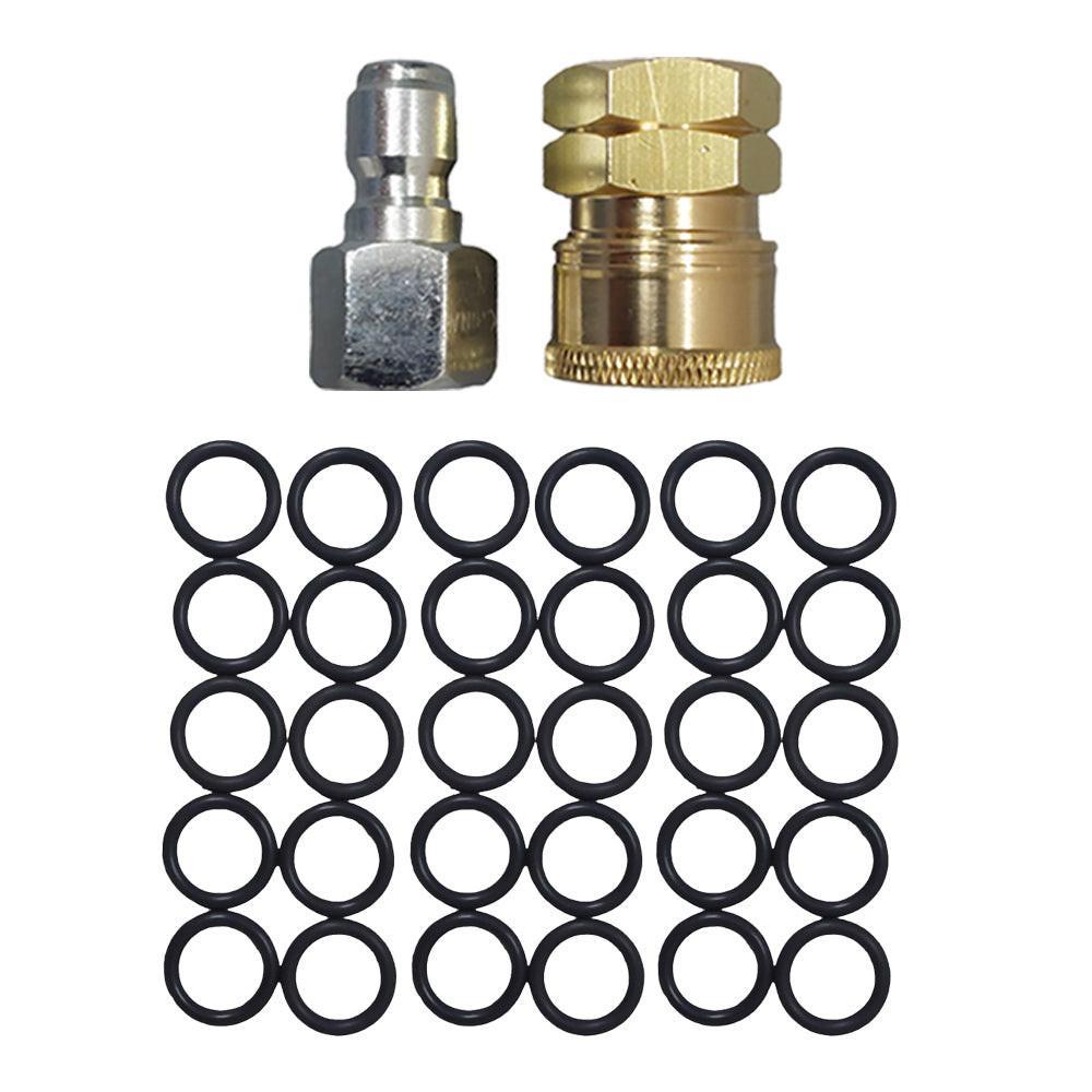 Proven Part Quick Connect To 3/8" Female, Plug 3/8" Female Stainless 30 PK 3/8" High Temperature O-Rings