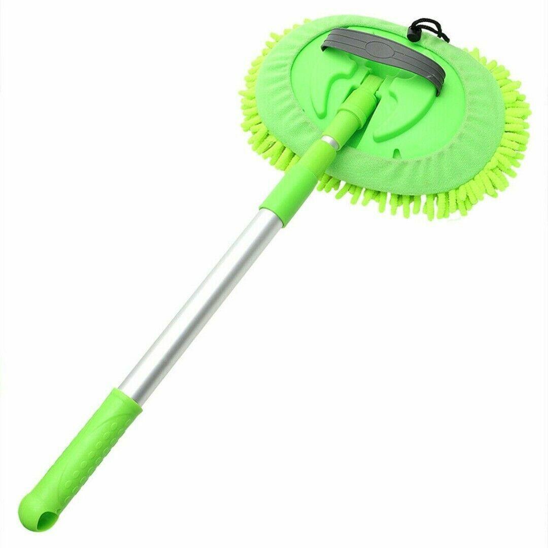 Proven Part Adjustable Telescopic Car Wash Brush Kit Mop Long Handle Vehicle Cleaning Tool.