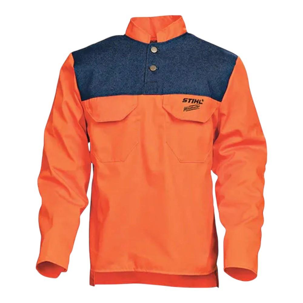 Stihl Woodcutter Work Shirt-S Orange & Blue 0797 333 9100