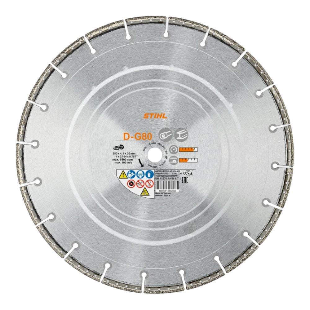 Stihl D-G80 Cutting Wheel 9" (230mm) 0835-070-8001