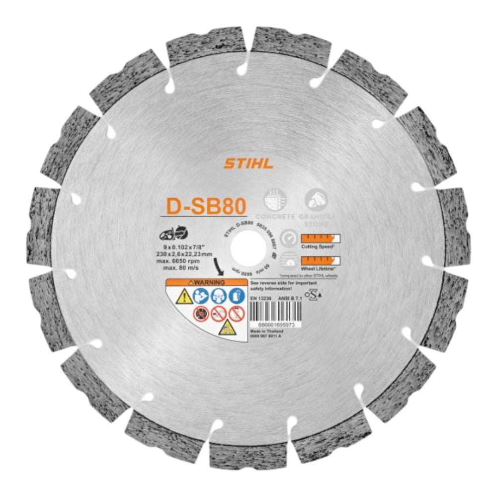 Stihl D-SB80 Cutting Wheel 9" (230mm) 0835-096-8007