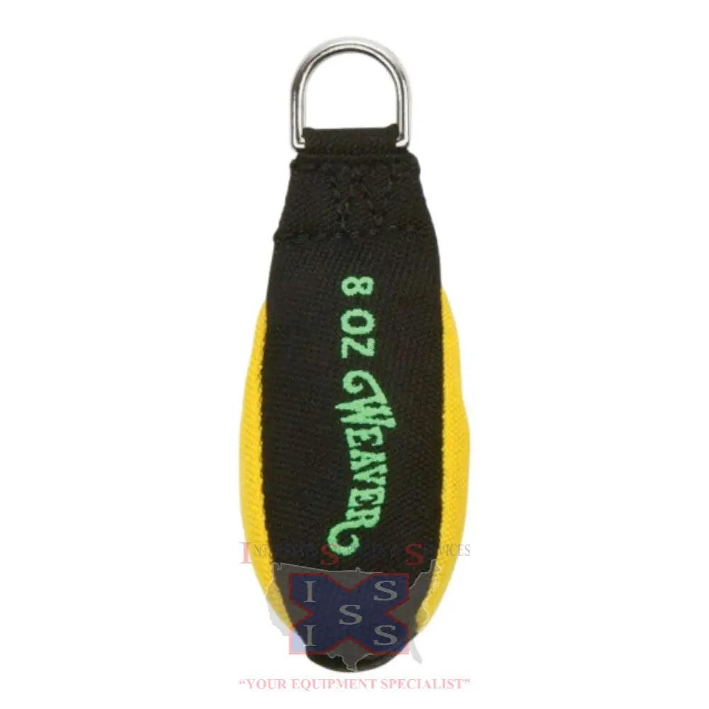 Weaver Bullet Throw Weights - 8oz yellow / black.