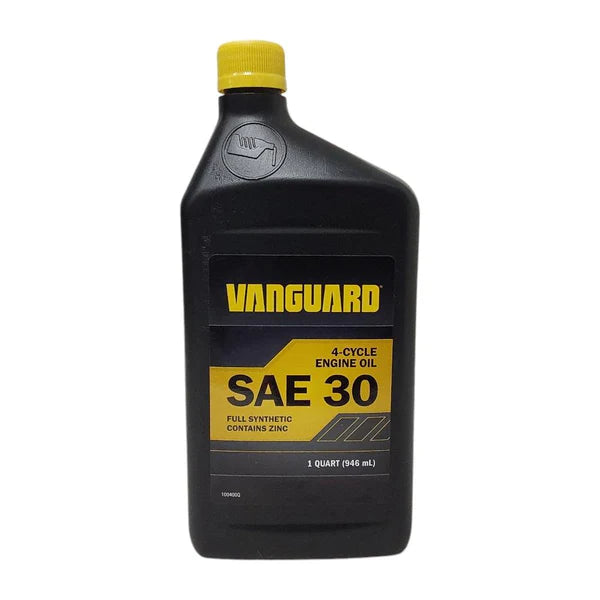 Aceite de motor Briggs &amp; Stratton Vanguard SAE 30 totalmente sintético, 1 cuarto de galón, 100400Q