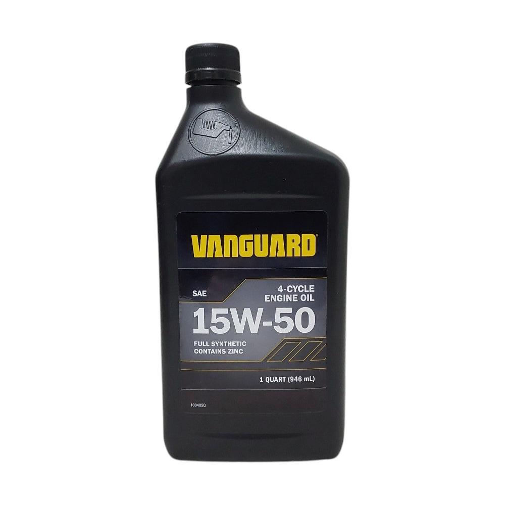 Aceite de motor totalmente sintético Briggs &amp; Stratton Vanguard 15W-50, 1 cuarto de galón (100405Q)